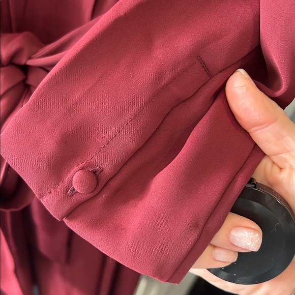 NWT Banana Republic Factory Crepe Deep V-Neck Jumpsuit - Picture 4 of 6